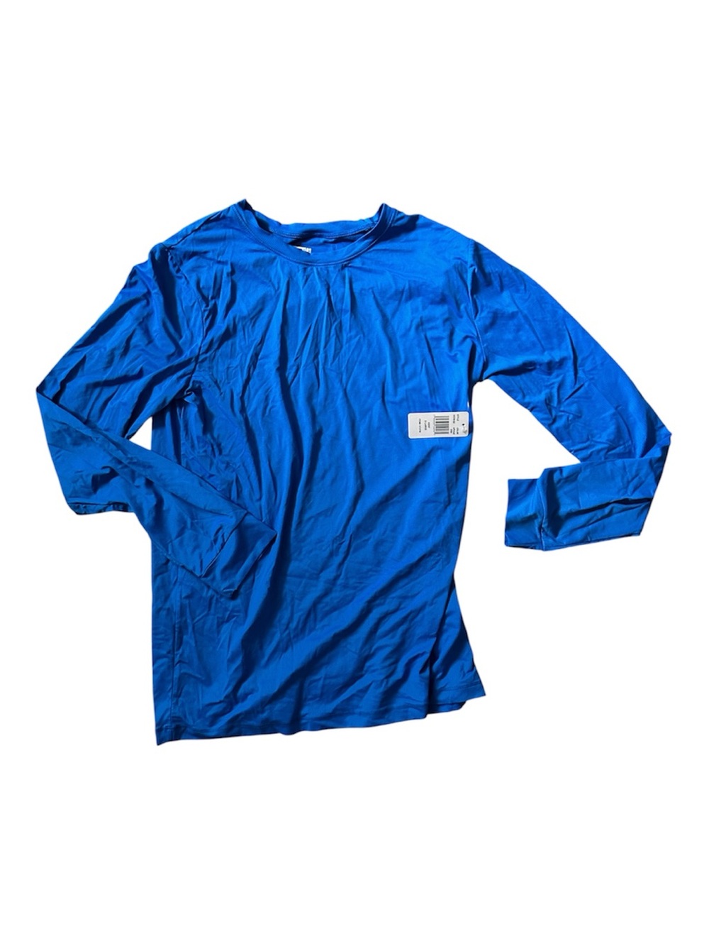 Bright Blue Long Sleeve Kids Tee